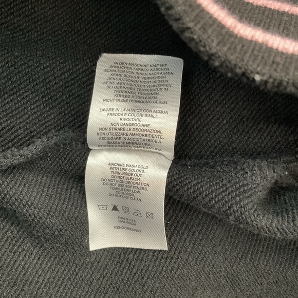 Fila Women's Black Sweater with Colorful Logo - Picture 4 of 5